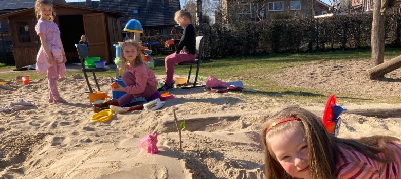 Spelen in het zand